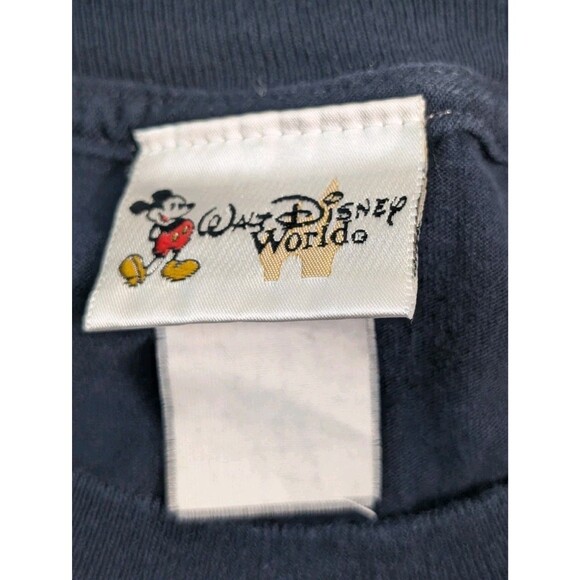 VTG Walt Disney World An American Tradition Mickey Mouse Shirt Size L Dark Blue - Picture 7 of 7